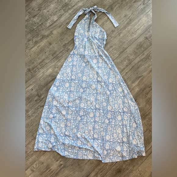 Fallon Floral Maxi Dress in Ocean Mist Women’s SIZE M LIKE NEW - Picture 5 of 7